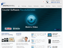 Tablet Screenshot of digitalwaybill.com